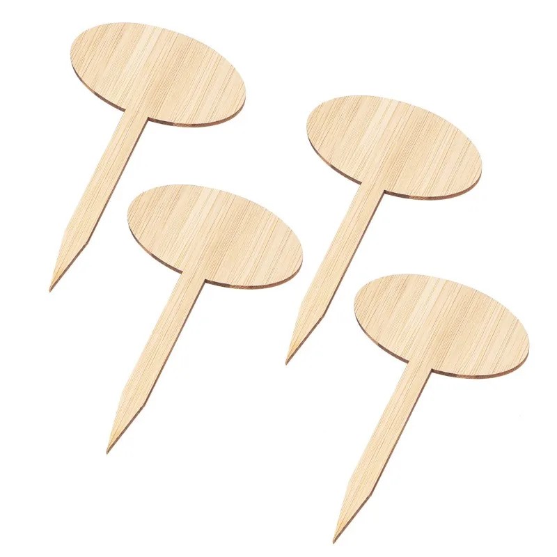 Gardening Tools Labeled - 50 adet 2026 yeni model bambu