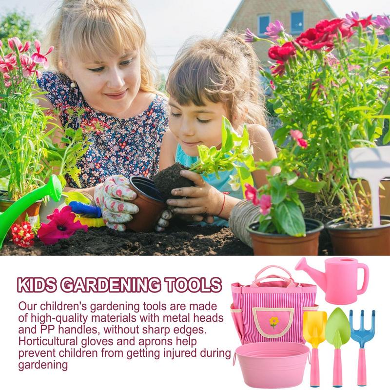 Gardening Tools Toddler - Çocuklar Bahçe Alet Seti 6X Arka