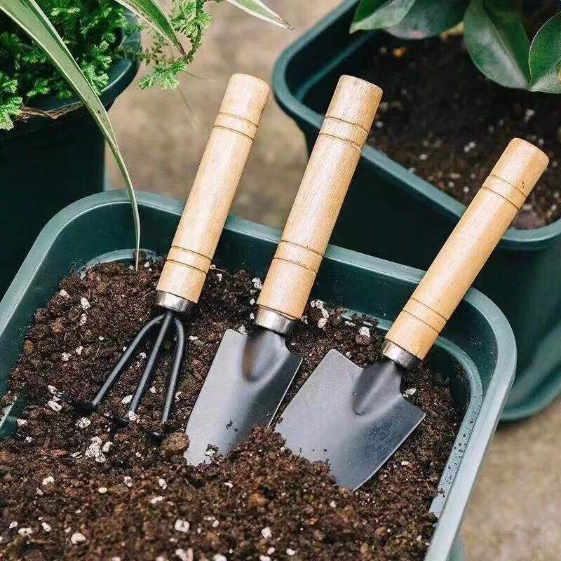 Gardening Tools For Digging - 3 adet/1 takım Mini bahçe aletleri