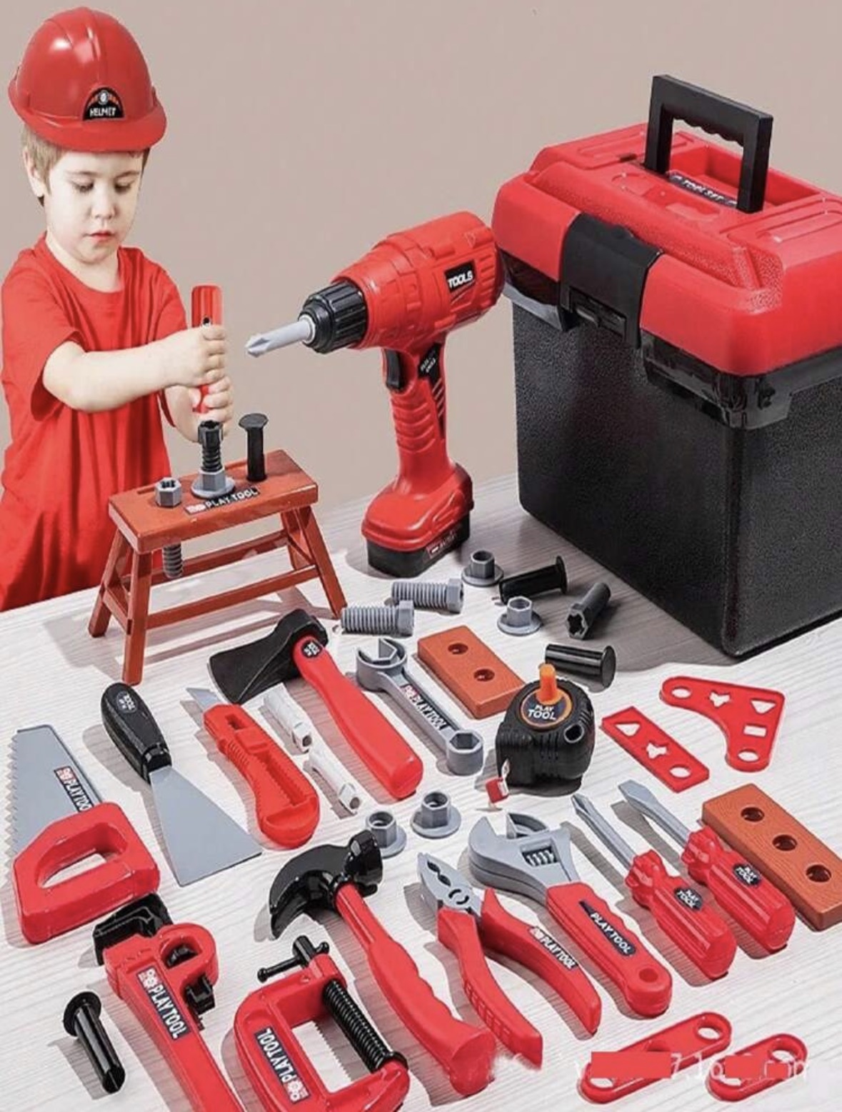 Gardening Tools Toddler - Çocuklar için alet seti oyuncaklar 68/55/41/38