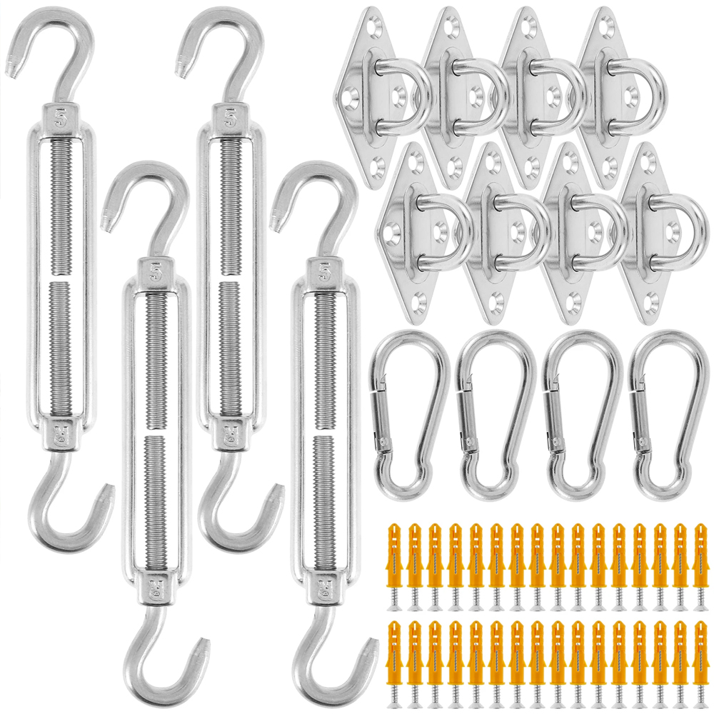 Gardening Tools Kit For Home Garden - Paslanmaz Çelik Güneşlik Yelken Montaj Aparatı