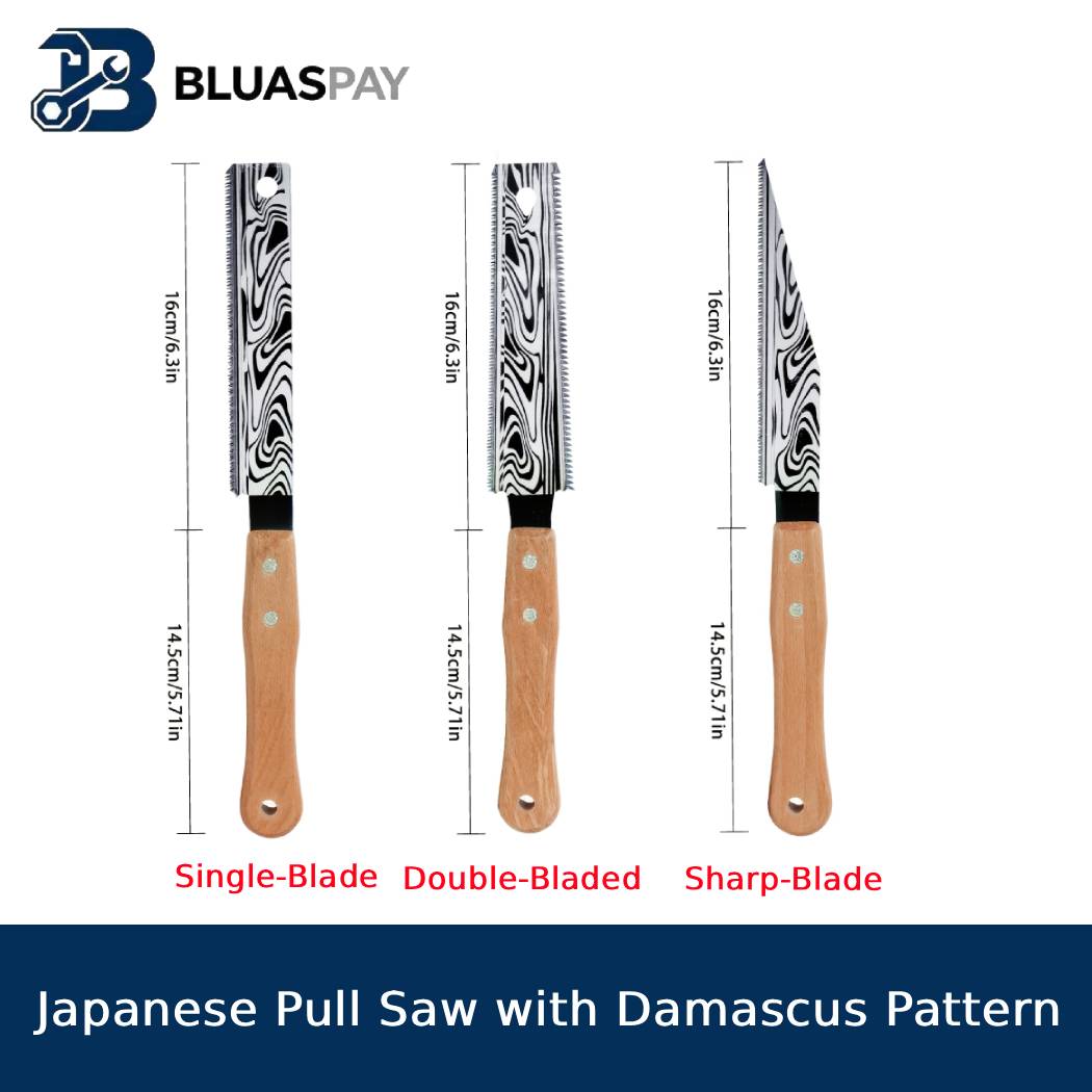 Gardening Hand Tools Japanese - Japon Çekme Testere Seti Şam Desenli