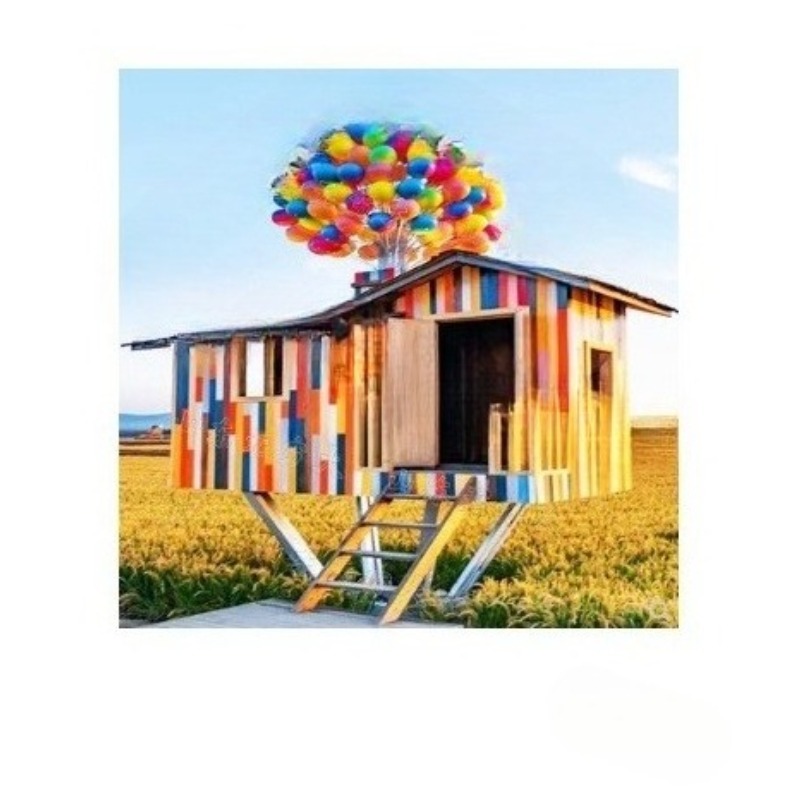 Balon kulübe bahçe süsleri, fo - Gardening Tools Photo incelemesi ve fiyatı
