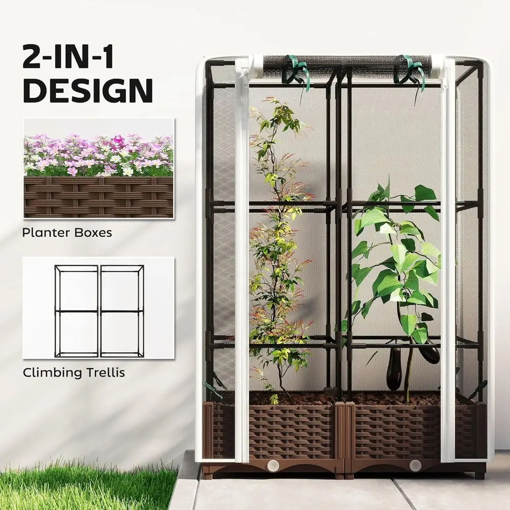 Çerçeveli Yükseltilmiş Bahçe Y - Self-Watering Planter incelemesi ve fiyatı