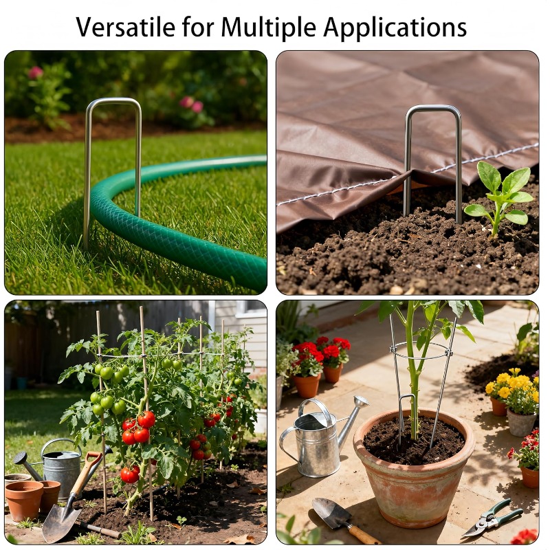 10 adet U şeklinde bahçe çivil - Gardening Tools Used incelemesi ve fiyatı