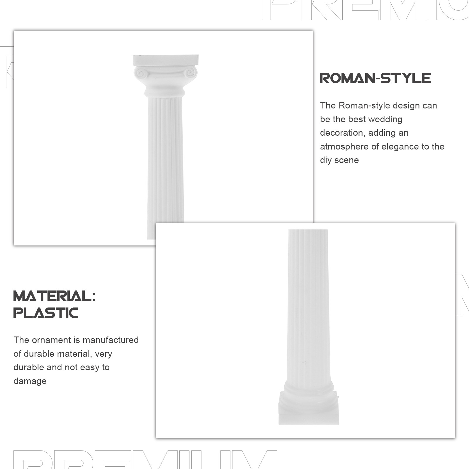 6 Adet Plastik Roma Sütunu Min - Gardening Tools Photo incelemesi ve fiyatı