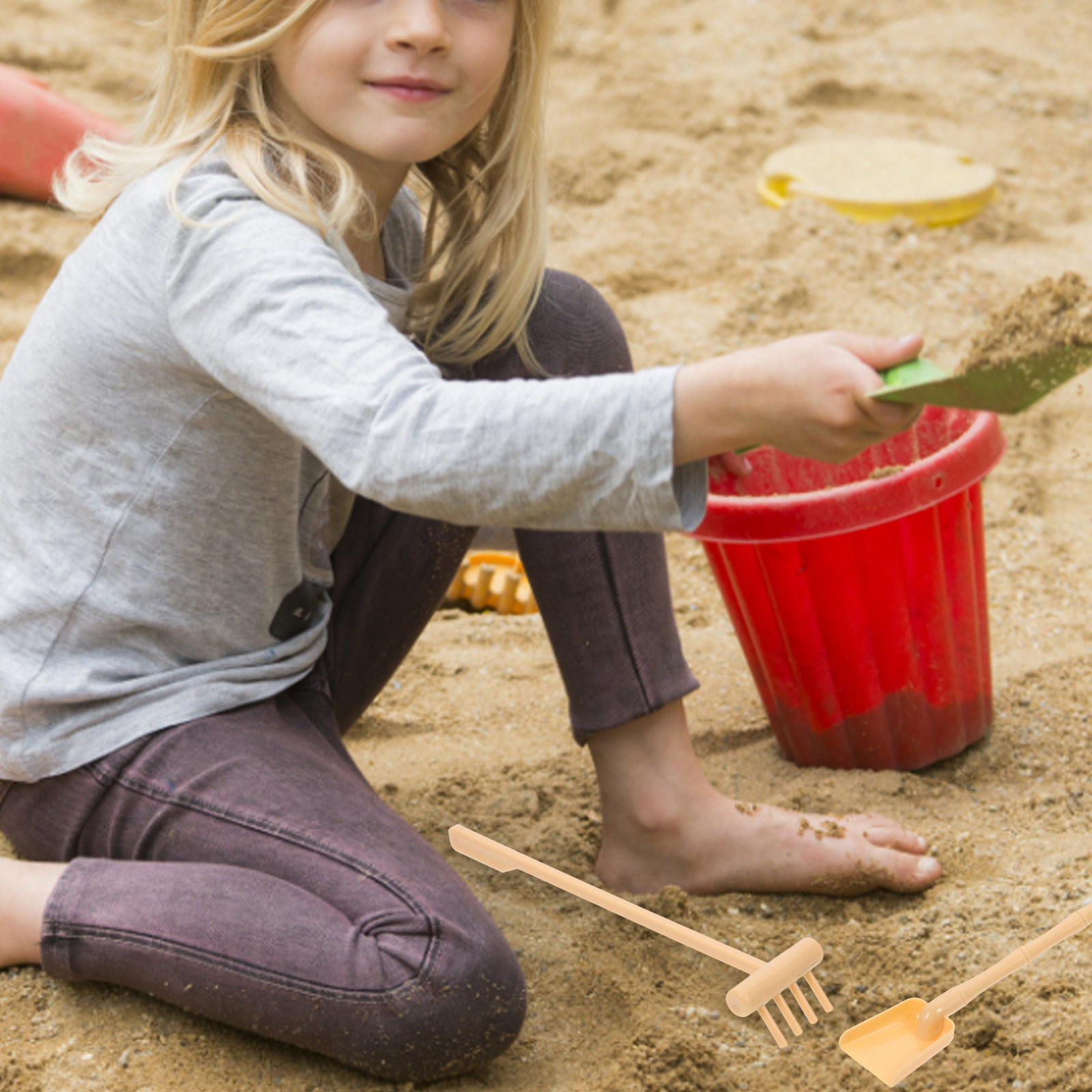 6 Adet Mini Zen Bahçesi Tırmığ - Gardening Tools Drawing incelemesi ve fiyatı