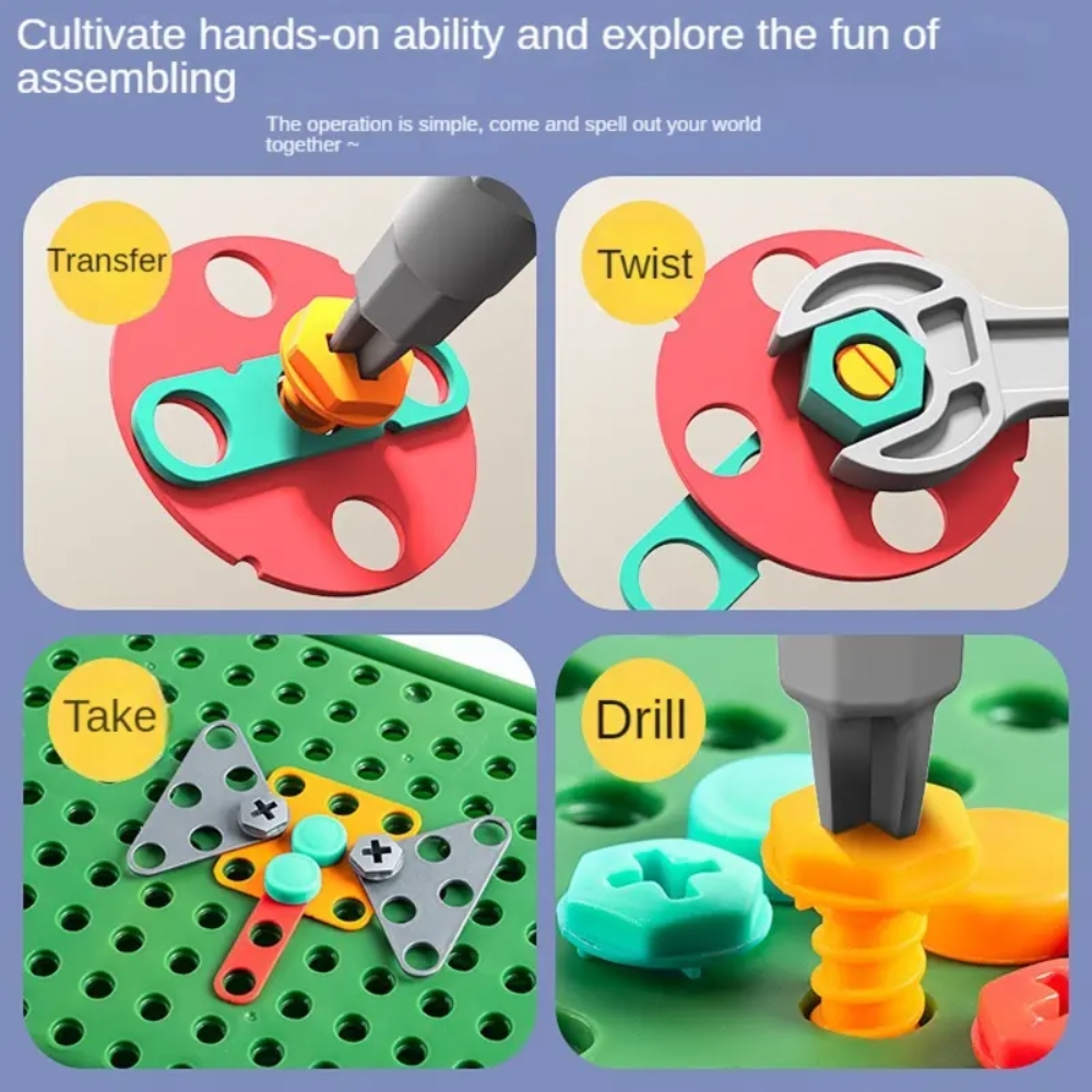 450 Adet Çocuk STEM Matkap Set - Gardening Tools Toddler incelemesi ve fiyatı