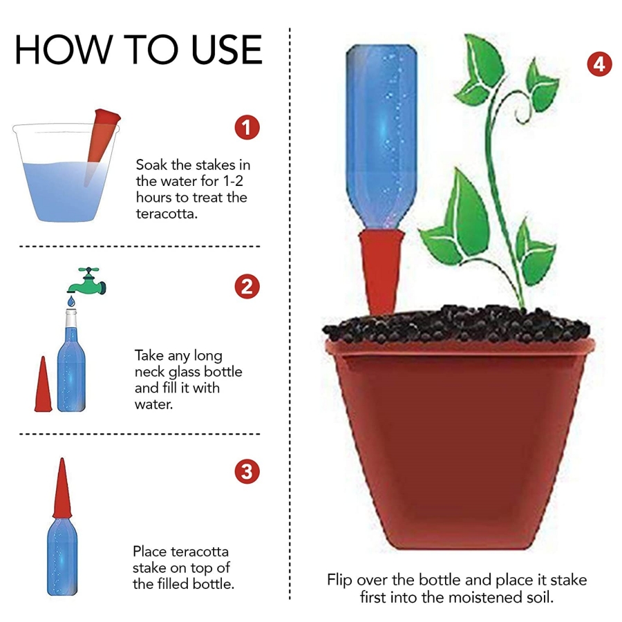 8PCS Kendiliğinden Sulanan Piş - Gardening Tools Kit For Home Garden incelemesi ve fiyatı
